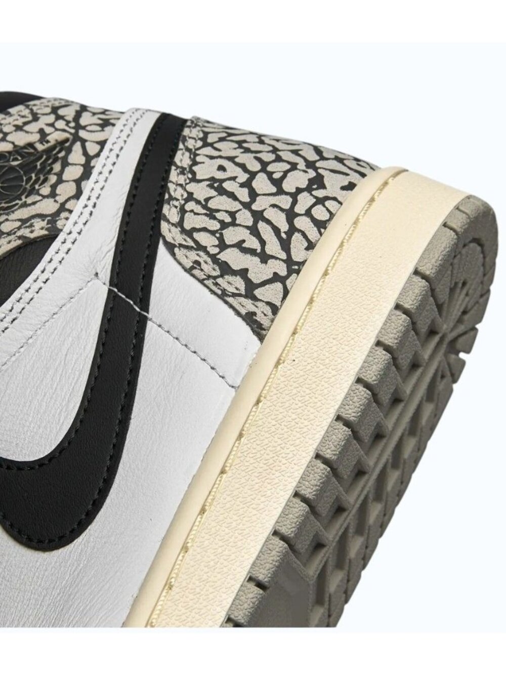 Air Jordan 1 Retro High OG White Cement "elephant print" DZ5485-052 Men's 17 NEW - Picture 11 of 13